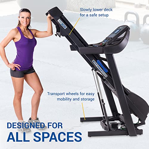 XTERRA Fitness TR300 Folding Treadmill Black