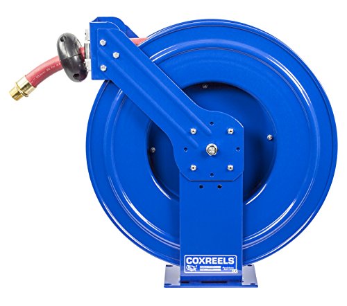 COXREELS Retractable Fuel Hose Reel 1in x 35ft Blue