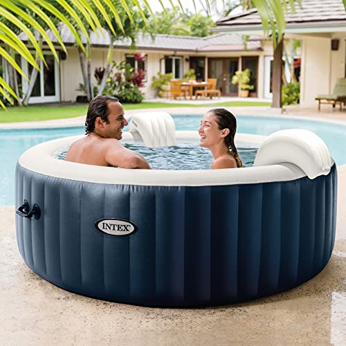 Intex PureSpa Plus Inflatable Hot Tub with S1 Filter Cartridges Blue
