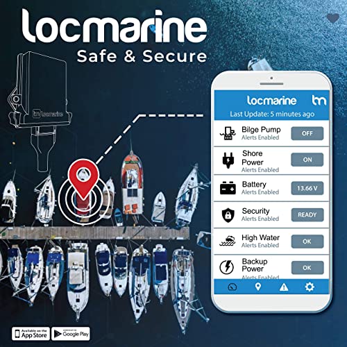 Locmarine 4G Boat Monitoring and Security HUB Black