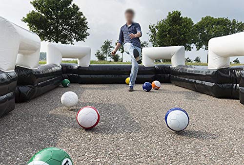 INTSUPERMAI Giant Snooker Ball Game with 16 Soccer Balls and Blower