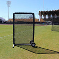 Cimarron Sports Outdoor Practice Premier Safety Net and Frame Black Stainless Steel