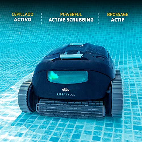 Dolphin Liberty 200 Cordless Robotic Pool Vacuum Cleaner Blue