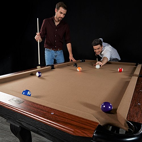 Barrington Billiards 7.5' Belmont Drop Pocket Table Tan/Dark Wood Grain
