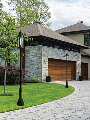 Z-Lite 1 Light Outdoor Post Mounted Fixture Black