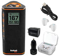 Wearable4U Bushnell Wingman View Golf GPS Bluetooth Speaker Bundle White Earbuds Wall/Car Chargers