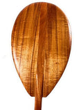 Tikimaster Golden Koa Outrigger Paddle 50 Inch T-Handle Made in Hawaii