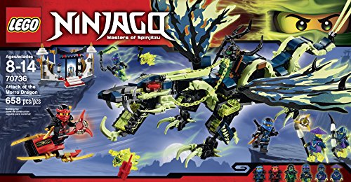 LEGO Ninjago Attack of The Morro Dragon Building Kit Multicolor