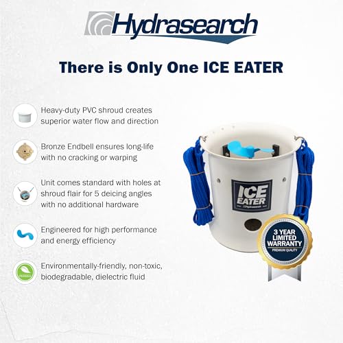 ICE EATER Pond Deicer P750.050 0.75HP 115V with 50-Foot Power Cord