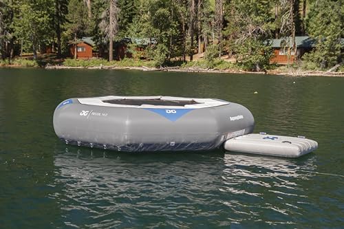 AQUAGLIDE Inflatable Trampoline with C-Deck 14' Multicolor