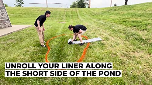 LifeGuard Pond Liner 10 ft. x 100 ft. 45 Mil EPDM Rubber Black