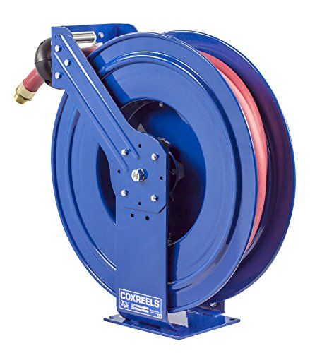 COXREELS Retractable Fuel Hose Reel 1in x 35ft Blue