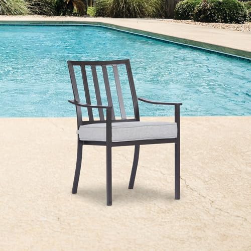 Hanover Mod Furniture Carter 7-Piece Patio Dining Set Grey
