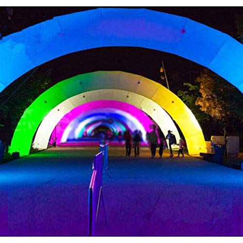 Foammaker Colorful LED Inflatable Arch for Events 12m
