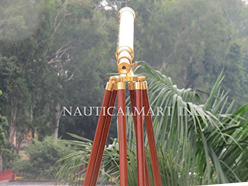 NauticalMart Solid Brass Harbormaster Telescope 40" Case Pack of 6