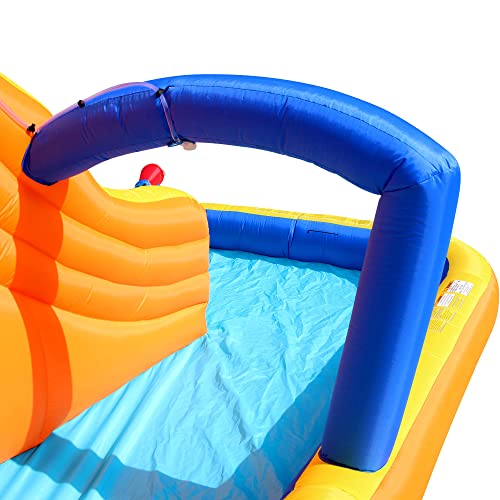 BANZAI Rapid Falls Inflatable Water Slide Park Multicolor