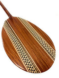 Tikimaster Outrigger Koa Canoe Paddle 60 Inch with Etching