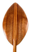 Tikimaster Tear Drop Koa Outrigger Paddle 60 Inch Steersman Made in Hawaii