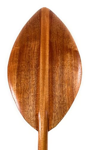 Tikimaster Tear Drop Koa Outrigger Paddle 60 Inch Steersman Made in Hawaii