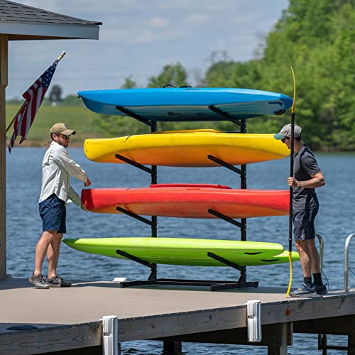 Teal Triangle Freestanding Standup Paddle Board and Surfboard Rack Black