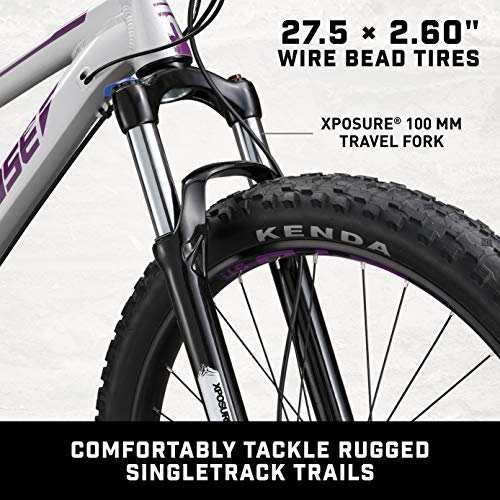 Mongoose Tyax Sport Mountain Bike Tectonic T2 Aluminum Frame White