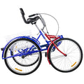 None Folding Adult Tricycle 3 Wheel Trike Bike 26 inch 1 Speed
