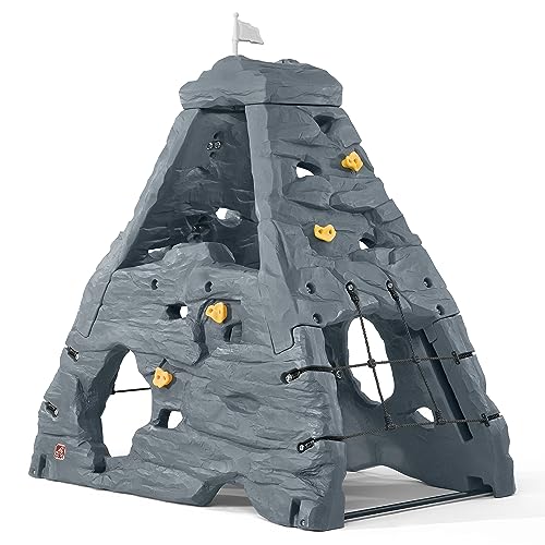 Step2 Skyward Summit Kids Climbing Wall Playset Gray