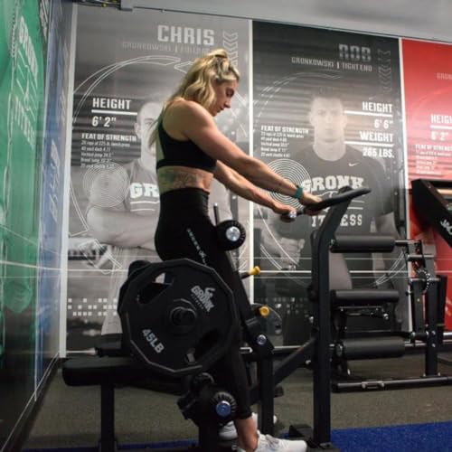 Gronk Fitness Vertical Hip Thrust Machine Plate Loaded Sissy Squat