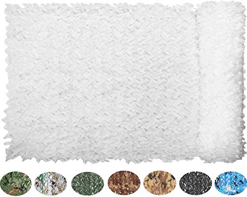 YuTing Camouflage Mesh Hunting Shutters Lightweight Durable White