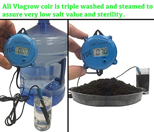 Viagrow Coconut Soilless Grow Media 11 lb 5KG Block