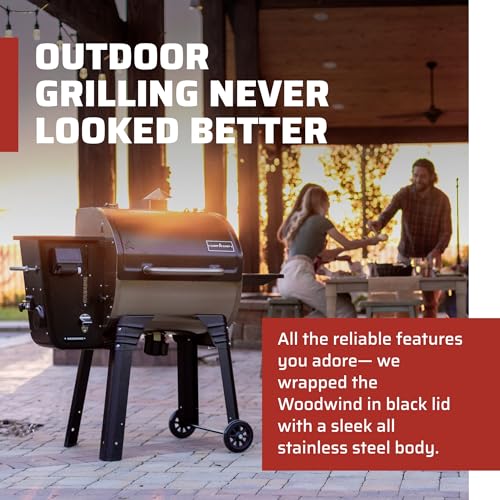 Camp Chef Woodwind 24 Pellet Grill Stainless Steel WiFi Silver