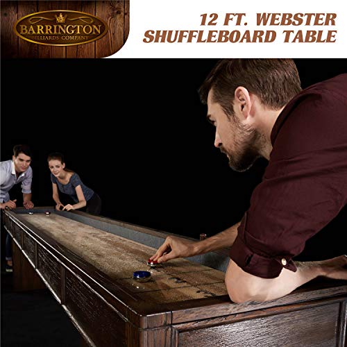 Barrington Billiards Webster Shuffleboard Table Gray