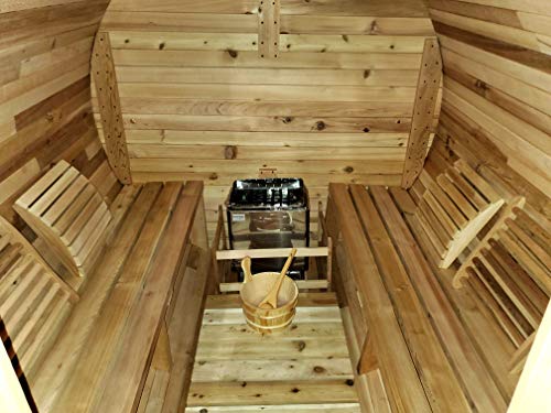 SymbolicSpas Canadian Redwood Cedar Outdoor Sauna
