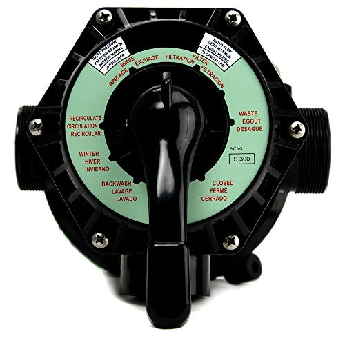 Rx Clear 24" Sand Filter with Black Luster Balls for Inground Pools Multicolor