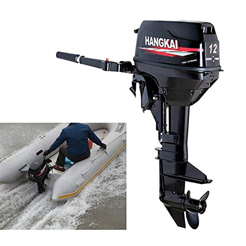 DUYIWAA 12HP 2-Stroke Heavy Duty Outboard Motor Engine for Fishing Boats