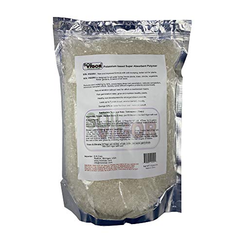 Soil Vigor Potassium Super Absorbent Polymer for Agriculture 45 Pounds White