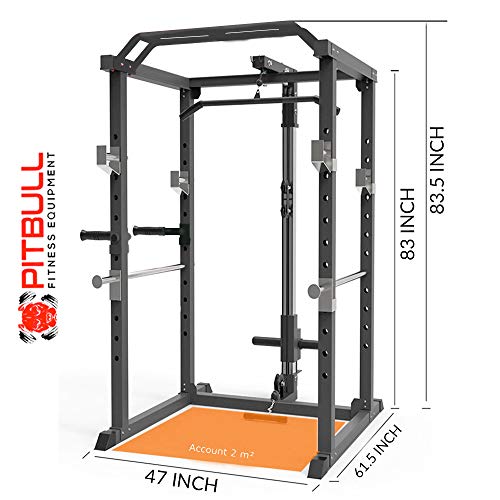 Pitbull Multi Smith Machine Home Gym Power Cage CM-5008 Black