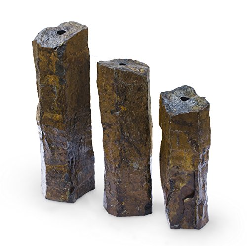 Aquascape Mongolian Basalt Columns Water Fountain Kit, Set of 3