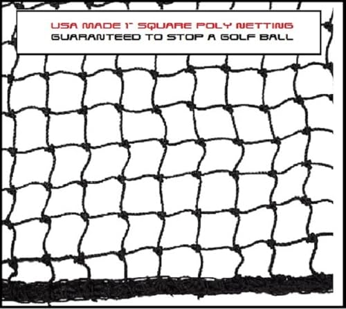 SPECTRUM GOLF SIMULATORS Golf Nets 4 Sided High Impact Rope Border Black US Made