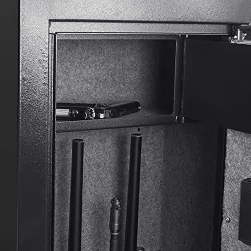BARSKA Quick Access Digital Rifle Safe with Silent Mode - Black