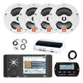 Enrock Marine JBL R4500 Marine Bluetooth Digital Media Receiver & 4x 6.5" Speakers White