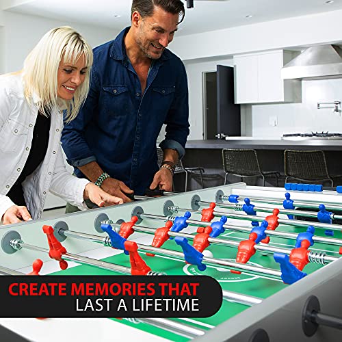 Garlando G-500 Foosball Table Weatherproof Indoor & Outdoor White