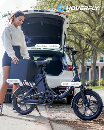 HOVERFLY H3 16" Folding Electric Bike 500W Black