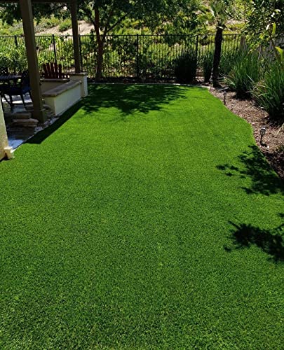 Generic Luxurious Realistic Artificial Grass Turf Roll for Outdoor Indoor Lawn - Pine-green & Bamboo-green (12 x 78)