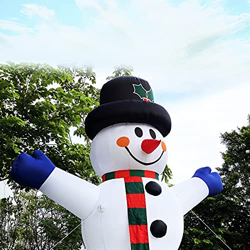 OZIS Giant 40Ft Premium Inflatable Snowman with Blower White