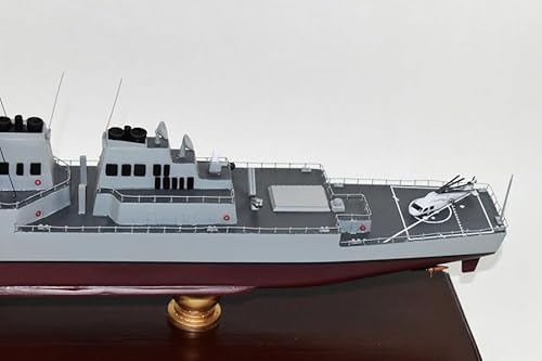 Squadron Nostalgia LLC USS Arleigh Burke (DDG-51) Scale Model Mahogany Multicolor
