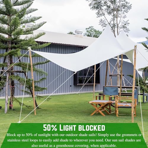 Farm Plastic Supply White Shade Cloth 50% Mesh Fabric 20' x 200'