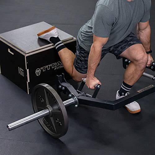 Titan Fitness Rackable Open Trap Bar 1,500 LB Rated Olympic Barbell
