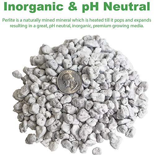 Viagrow VPERCH1-80 Chunky Perlite 29.9 Quarts White