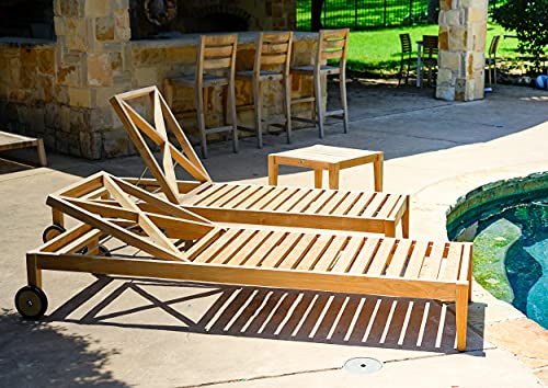 Alveare Home Clearwater Outdoor Chaise Lounger Set Tan